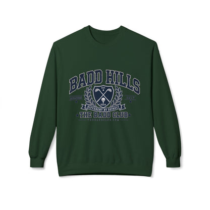 BADD HILLS Unisex Midweight Softstyle Fleece Crewneck Sweatshirt