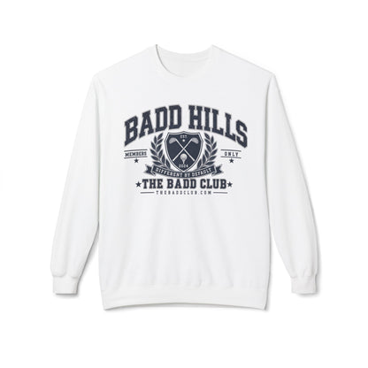 BADD HILLS Unisex Midweight Softstyle Fleece Crewneck Sweatshirt