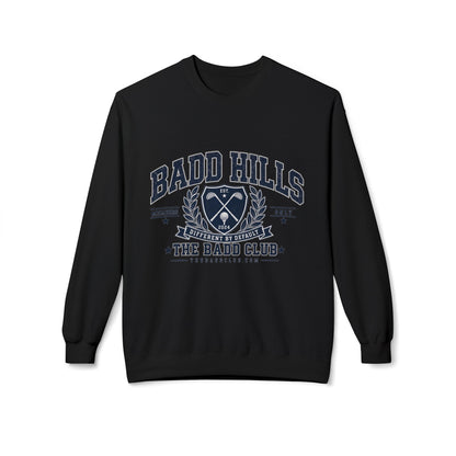 BADD HILLS Unisex Midweight Softstyle Fleece Crewneck Sweatshirt