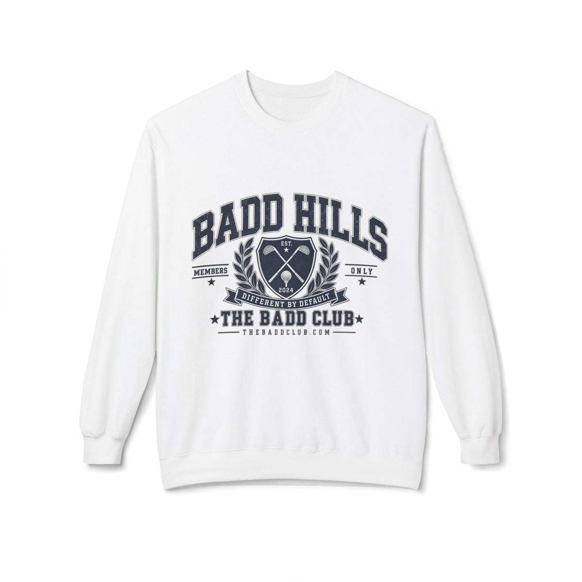 BADD HILLS Unisex Midweight Softstyle Fleece Crewneck Sweatshirt