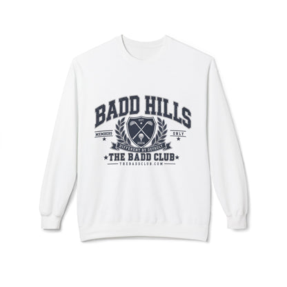 BADD HILLS Unisex Midweight Softstyle Fleece Crewneck Sweatshirt
