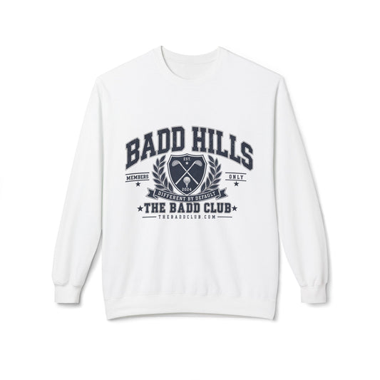 BADD HILLS Unisex Midweight Softstyle Fleece Crewneck Sweatshirt