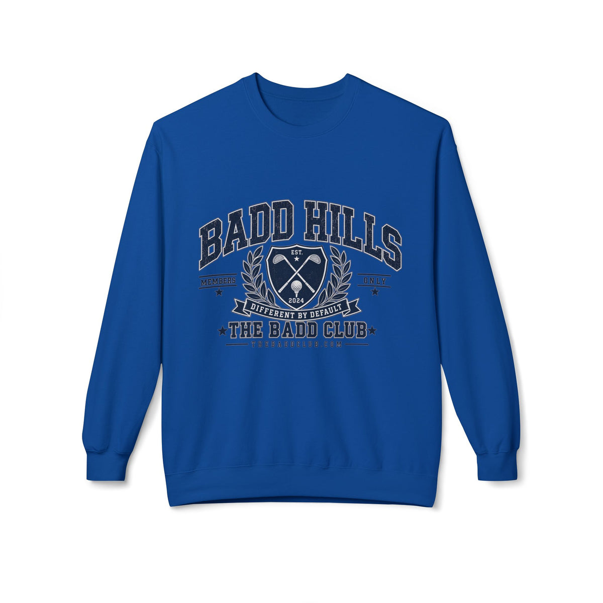 BADD HILLS Unisex Midweight Softstyle Fleece Crewneck Sweatshirt
