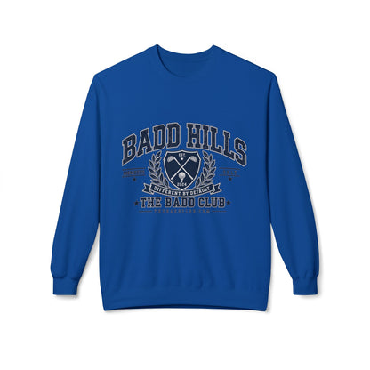 BADD HILLS Unisex Midweight Softstyle Fleece Crewneck Sweatshirt