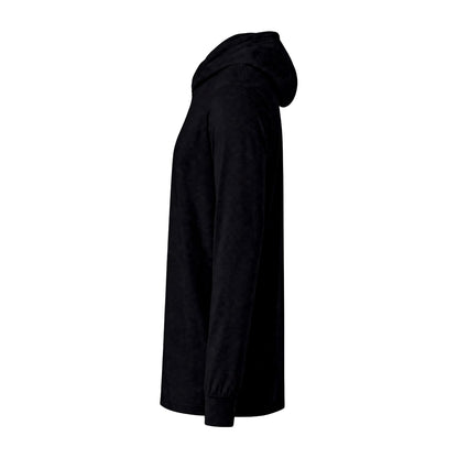 BADD Drippy  Hoodie Tee — Graphic Hooded Long Sleeve