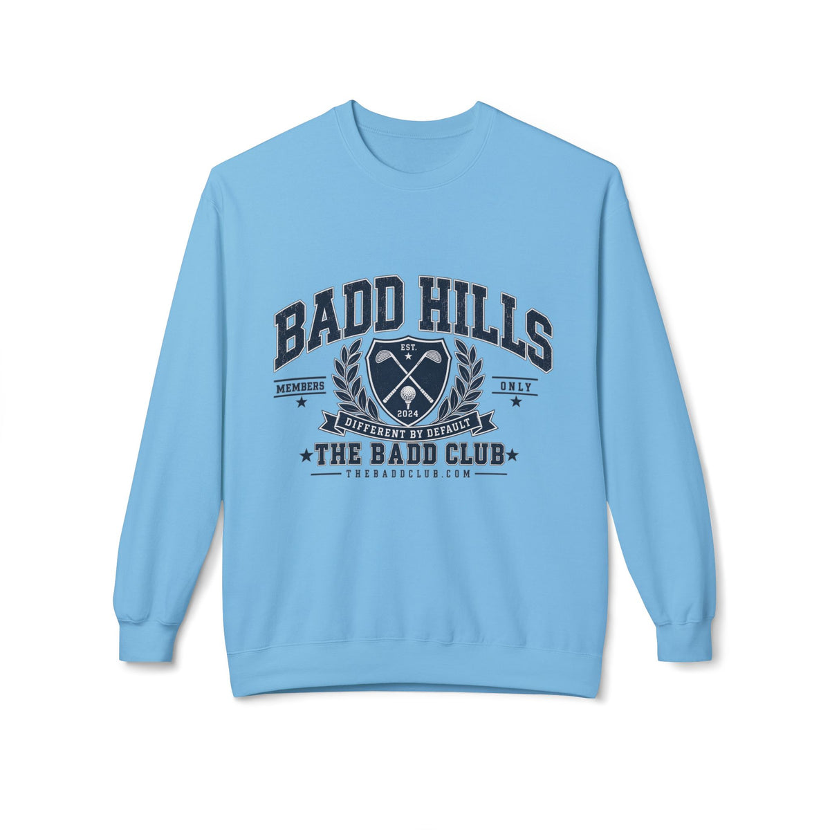 BADD HILLS Unisex Midweight Softstyle Fleece Crewneck Sweatshirt